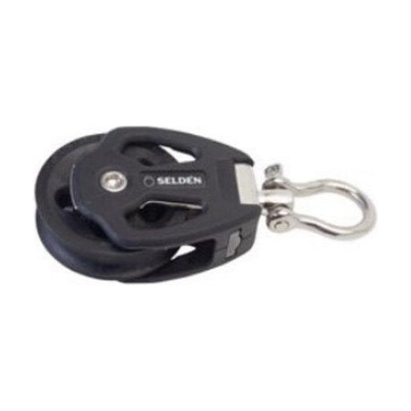 Selden 80 mm Plain Bearing Block - Single, Swivel, Bow Shackle