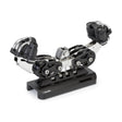 Selden System 30 - Main Ball Bearing Car, Triple Ball Bearing Sheaves and Arm with 38 mm Cam Cleat, Stainless Toggle with Stand-Up