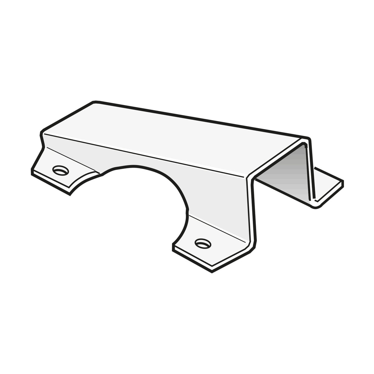 Selden Base Fitting - INSTR.BASE 55 x 105/15° Aluminium