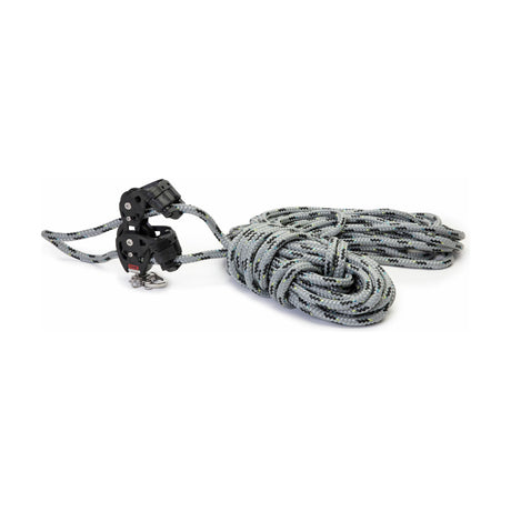 Selden Twin-Cam Block with Endless Furling Line, ø8 mm / 2x12000 mm, 16 Plait Polyester, Grey/Black, CX10, CX15, GX7.5, GX10
