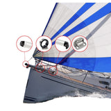 Selden Gennaker Bowsprit Kit (NO Ring) - 120 mm. Dia. (Aluminum) (120-120-70)