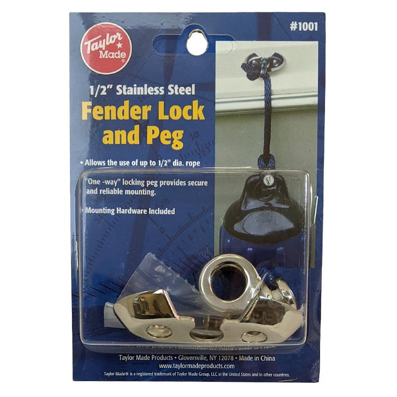 Taylor Made Stainless Steel 1/2" Fender Lock & Peg