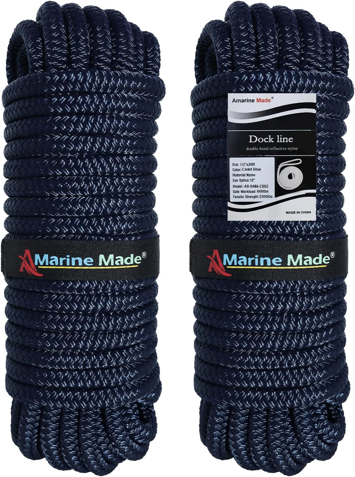 Taylor Made Dock Line-Brd Wh 3/8X15
