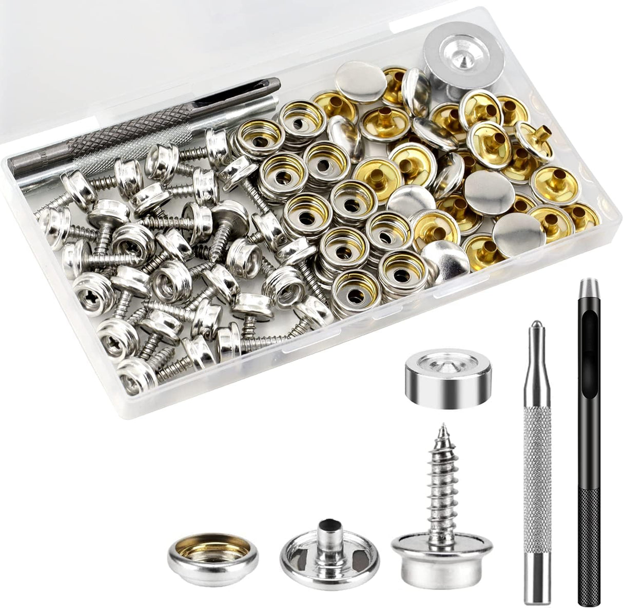 Taylor Made Snap Fastener  Male  Wood    6/Pk