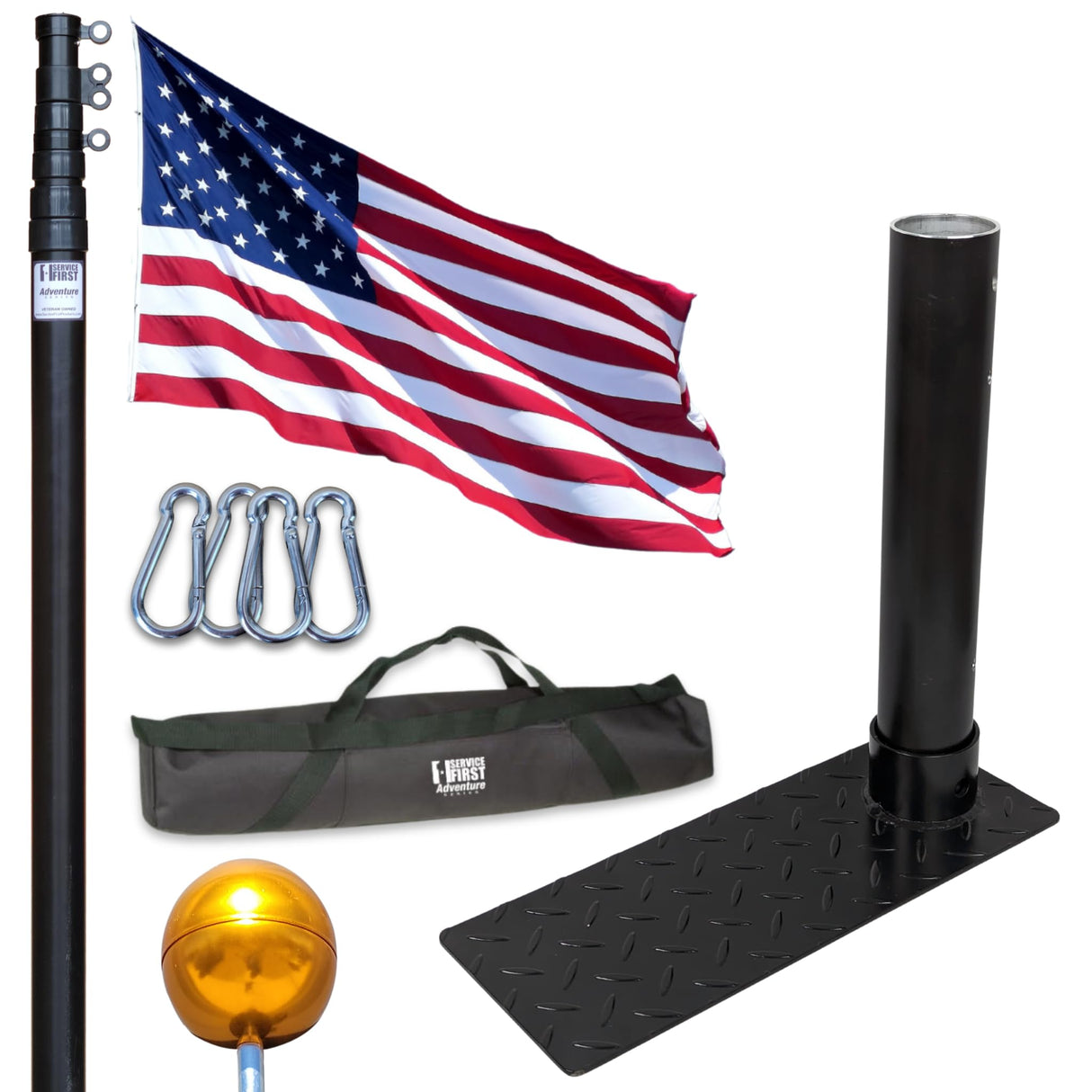 Taylor Made Ss Flag Pole Kit 36"