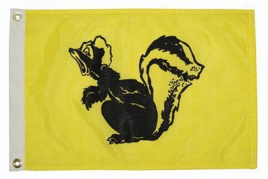Taylor Made Skunk Flag 12X18
