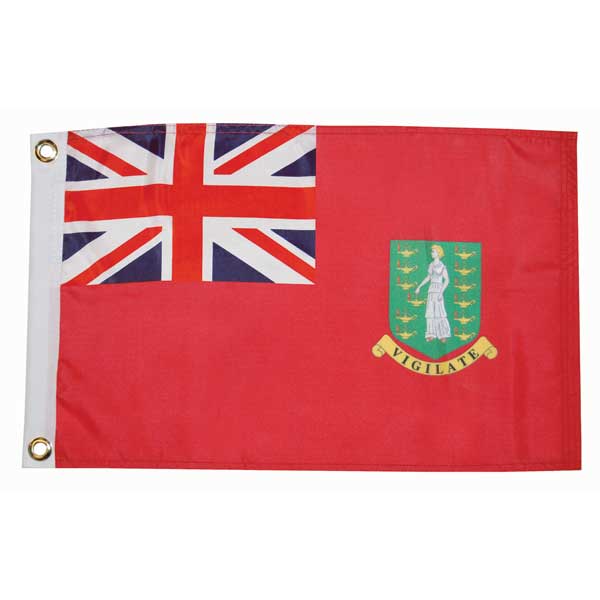 Taylor Made Brit. Virgin Isl.  Flag  12X18  Nylon
