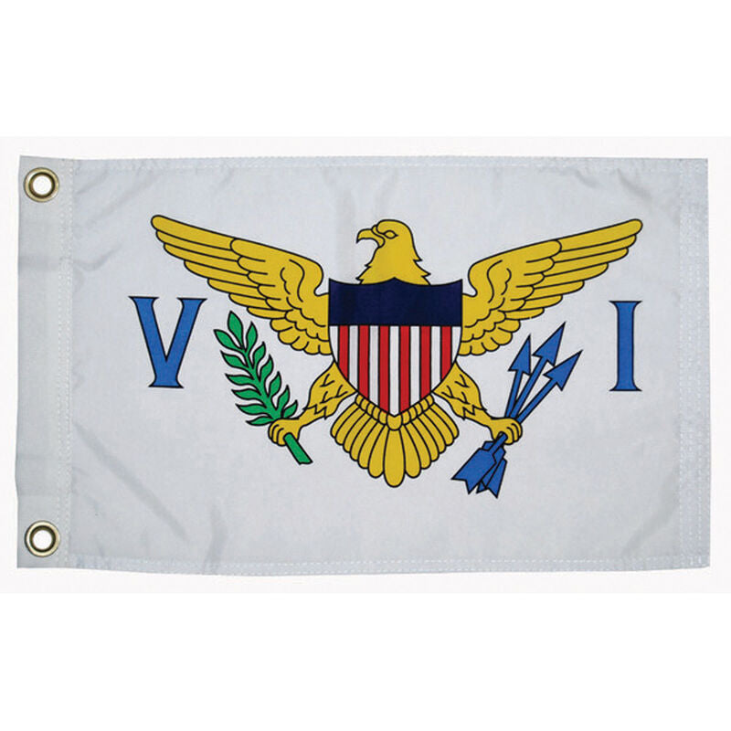 Taylor Made Us Virgin Isl.  Flag  12X18  Nylon
