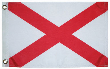Taylor Made Alabama  Flag 12X18  Nylon