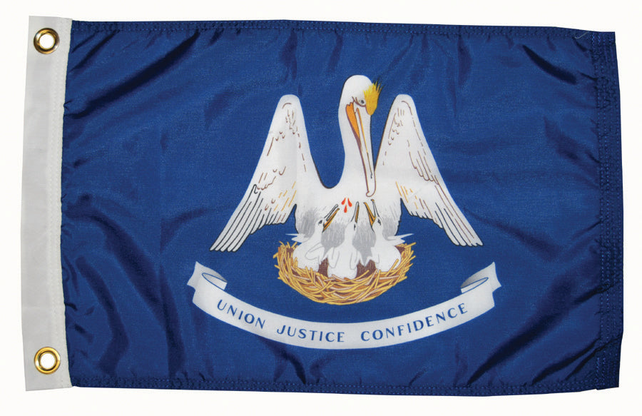 Taylor Made Lousiana  Flag 12X18