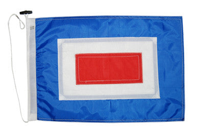 Taylor Made Code Flag 12X18  J