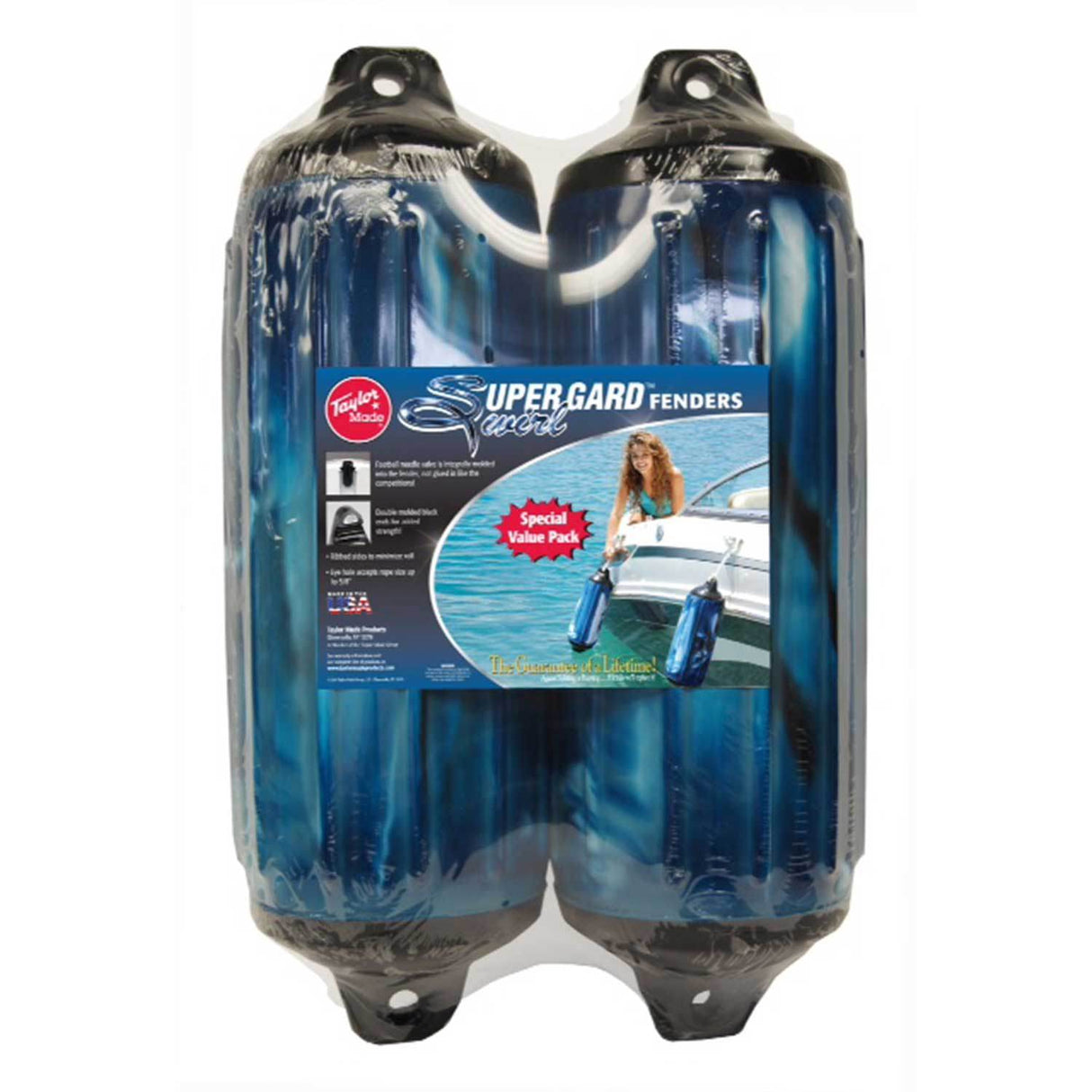 Taylor Made 8.5"X26" Blue Swirl Super Gard Fender