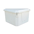Taylor Made Stow 'N Go Dock Box - Triangle 27.5" x 54" x 33" (White)