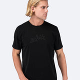 Mens Zhik Logo Cotton T-Shirt - Black - 4