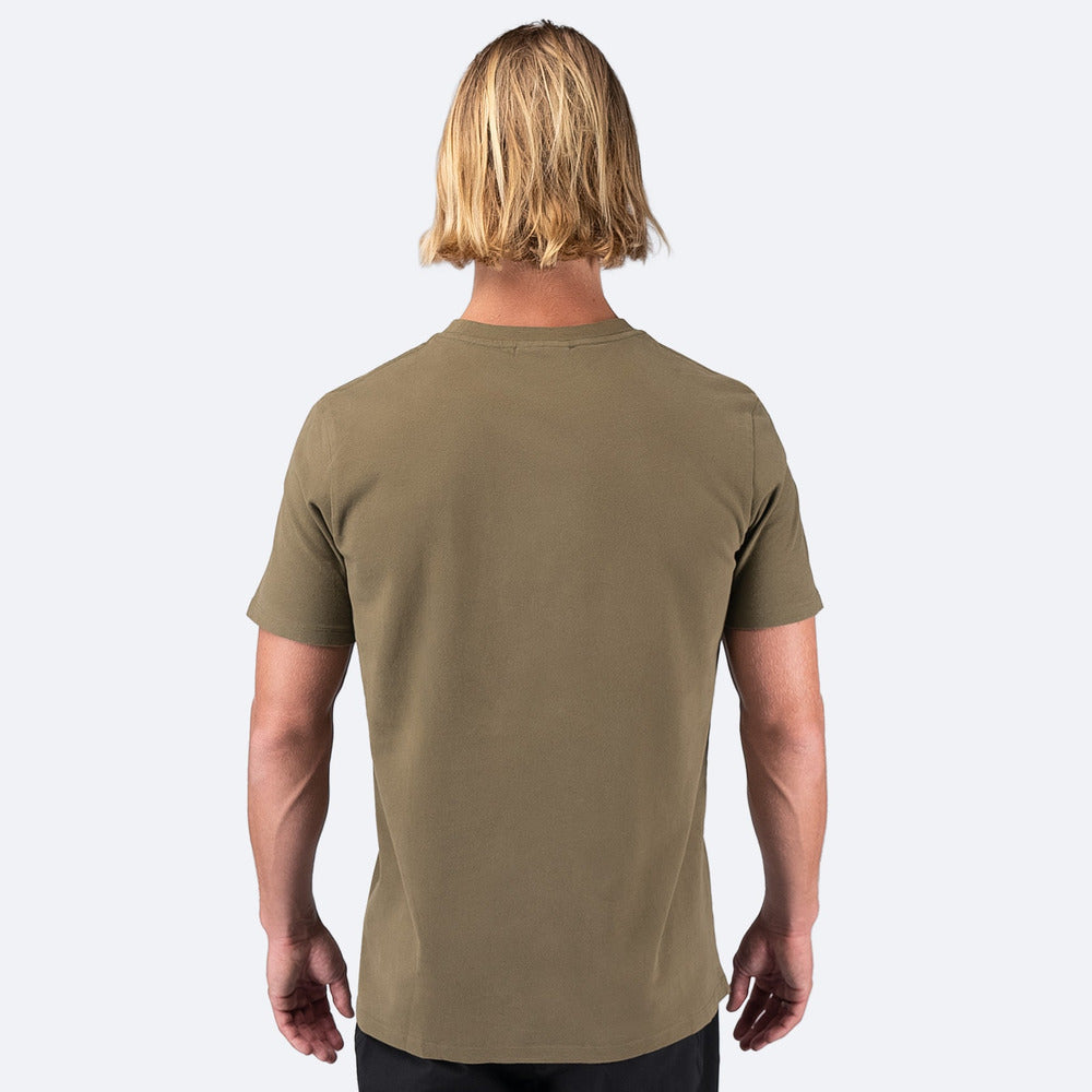 Mens Zhik Logo Cotton T-Shirt - Sea Kelp - 2