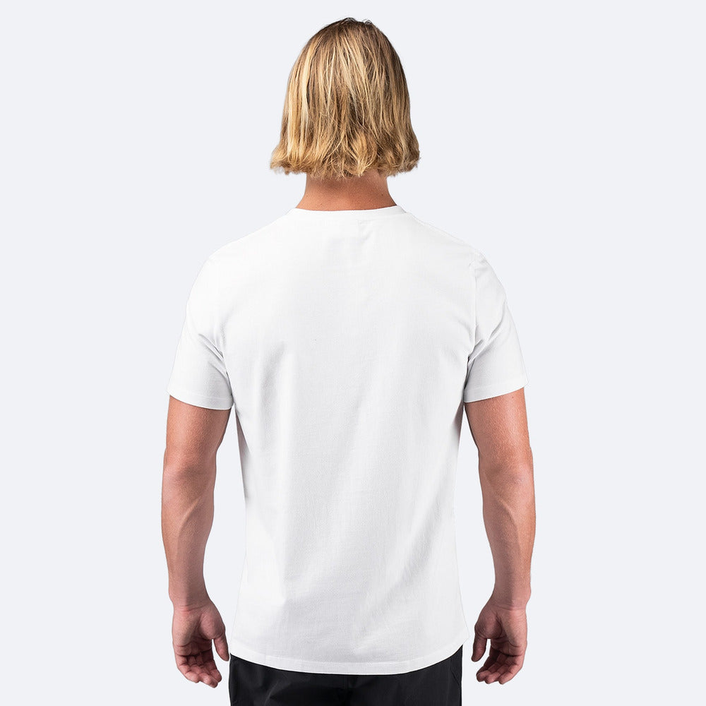 Mens Zhik Logo Cotton T-Shirt - White - 2