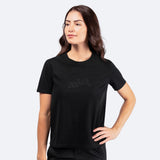 Womens Zhik Logo Cotton T-Shirt - Black