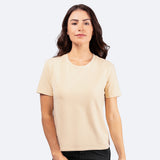 Womens Zhik Logo Cotton T-Shirt - Sand