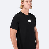 Mens Zhik Block Logo Cotton T-Shirt - Black - 4