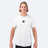 Mens Zhik Block Logo Cotton T-Shirt - White