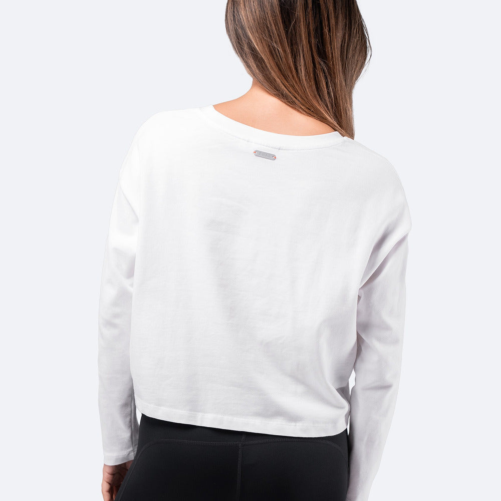 Zhik Womens Compass Print Long Sleeve Cotton Tee - 3