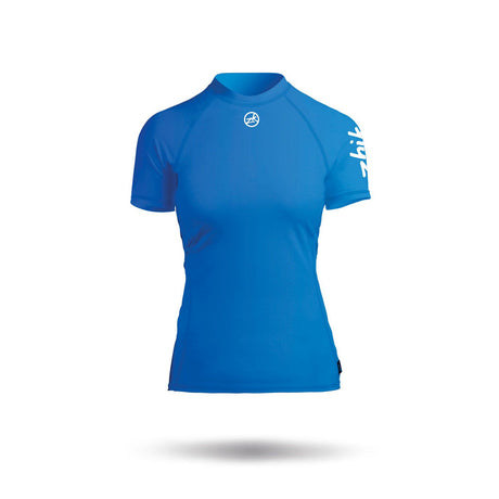 Zhik Short Sleeve Spandex Top - Women (Cyan)