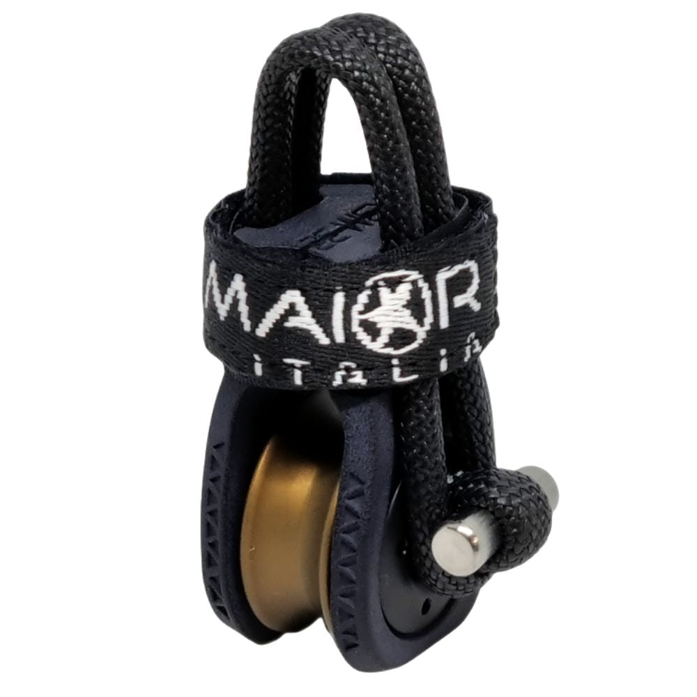 Ubi Maior X3M Extreme Flight Block 32 mm - Single Snatch Block (SWL: 1500 kgs / Max Line: 8 mm / Loo (X3M32SO)