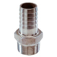 Vetus Stainless Steel Hose Nipple, G 1/2