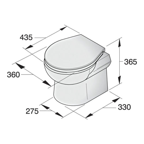 Vetus Toilet Type SMTO2, 12V, Switch Control_Additional1