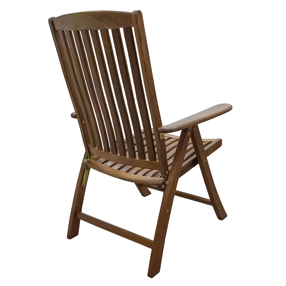 Whitecap Reclining Arm Chair - Teak_Additional2