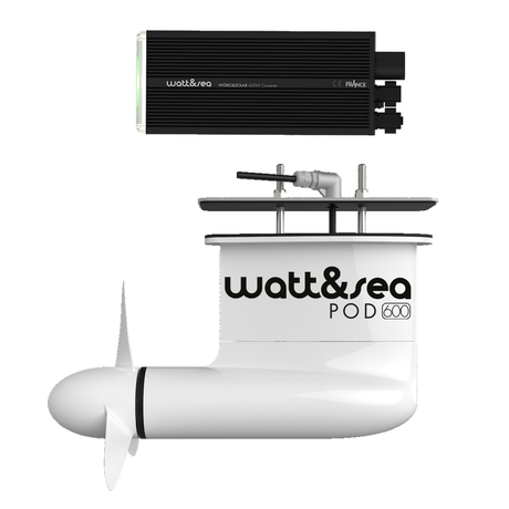 Watt & Sea Servicing parts for REV-C-POD (rubber sole, bolds and spacers) (KIT-C1-POD)