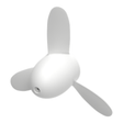 Watt & Sea Cruising three-blade propeller 240 mm + extraction kit