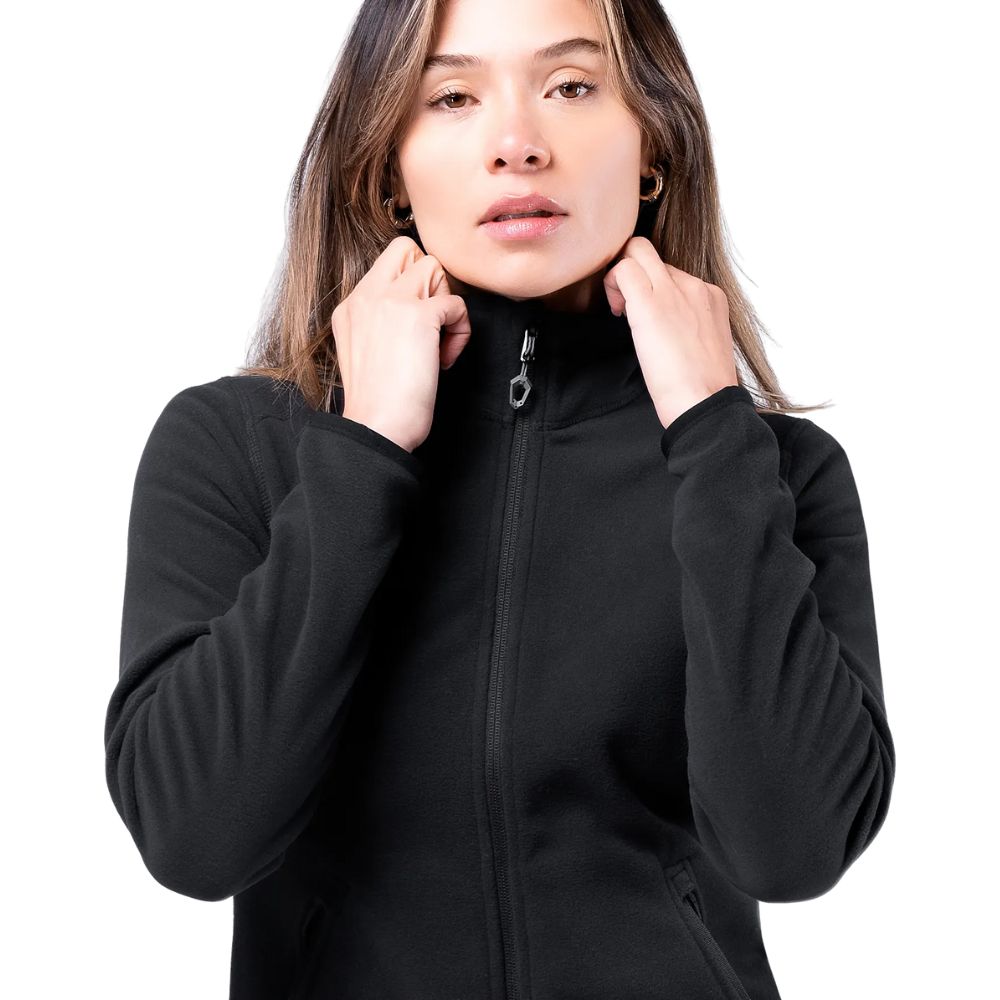 Zhik Fleece - Full Zip - Black (Women)