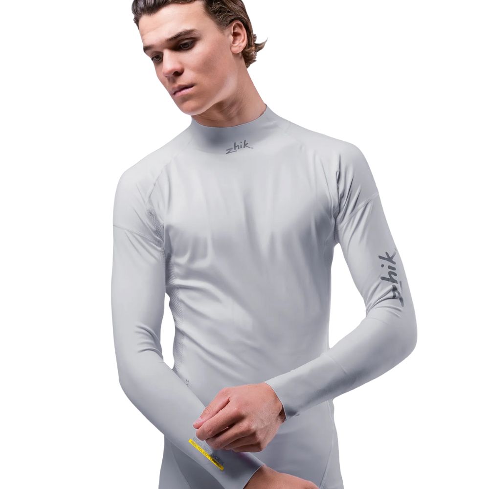 Zhik Eco Spandex - Long Sleeve Top - Platinum (DTP-0063-M-PLT-LLL)