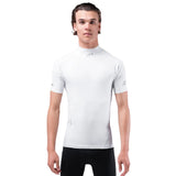 Zhik Rash Guard - Eco Spandex - Short Sleeve Top - White (Men) (DTP-0067-M-WHT-LLL)