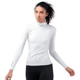 Zhik Rash Guard - Eco Spandex - Long Sleeve Top - White (Women) (DTP-0063-W-WHT-LLL)