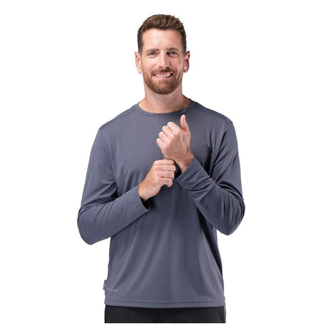 Zhik UVActive Long Sleeve Tech Top - Men (Slate)