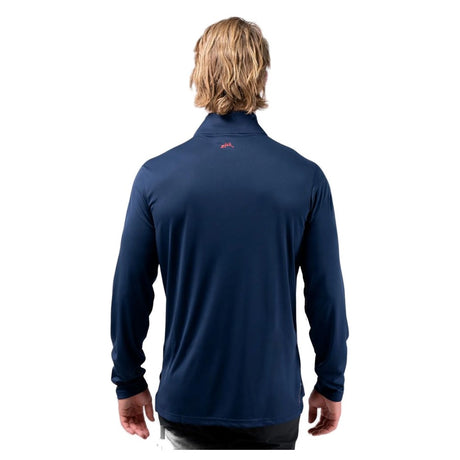 Zhik UVActive High Collar 1/4 Zip Top - Men (Navy)