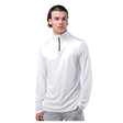 Zhik UVActive High Collar 1/4 Zip Top - Men (White)