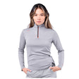 Zhik UVActive High Collar 1/4 Zip Top - Women (Grey)
