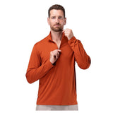 Zhik UVActive 1/4 Zip L/S Top - Red Earth