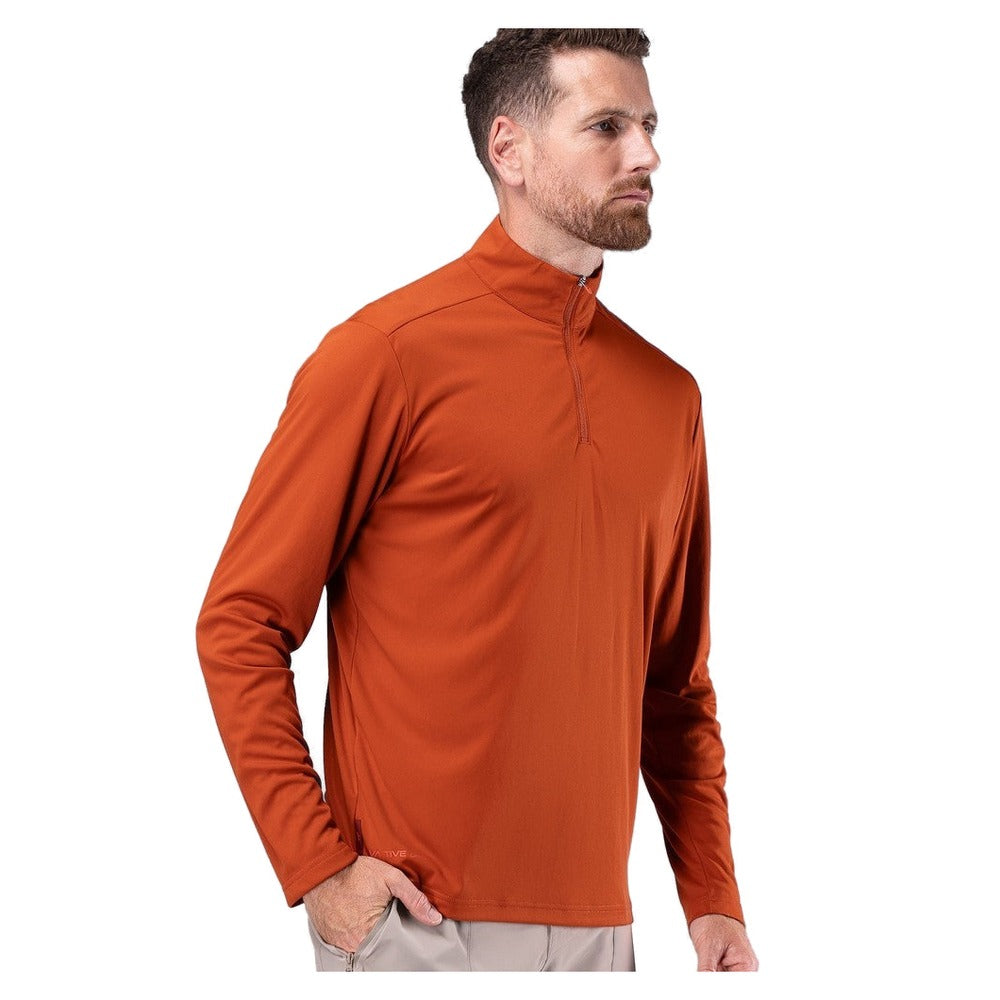 Zhik UVActive 1/4 Zip L/S Top - Red Earth