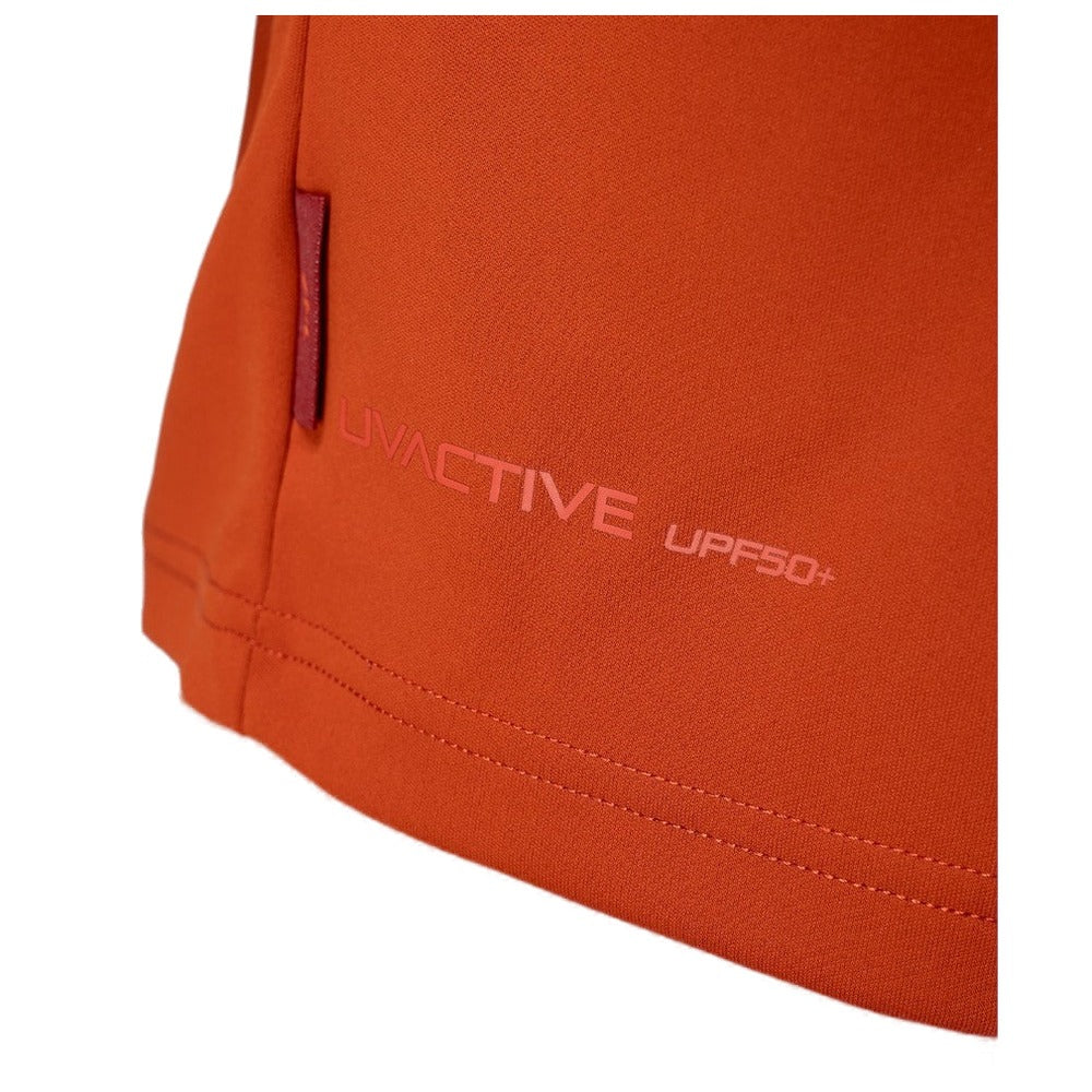 Zhik UVActive 1/4 Zip L/S Top - Red Earth