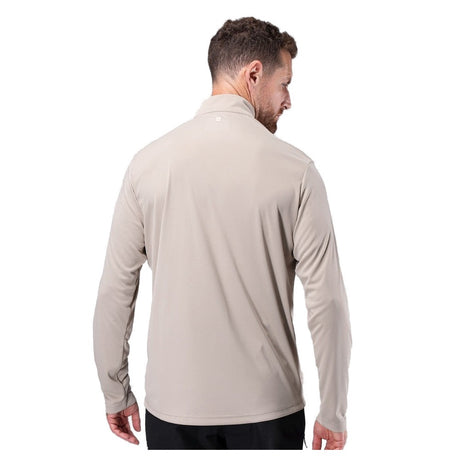 Zhik UVActive Zip Long Sleeve Tech Top - Men (Stone)