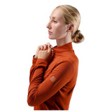 Zhik UVActive 1/4 Zip L/S Womens Top - Red Earth