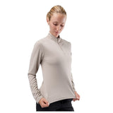 Zhik UVActive Zip Long Sleeve Tech Top - Women (Stone)