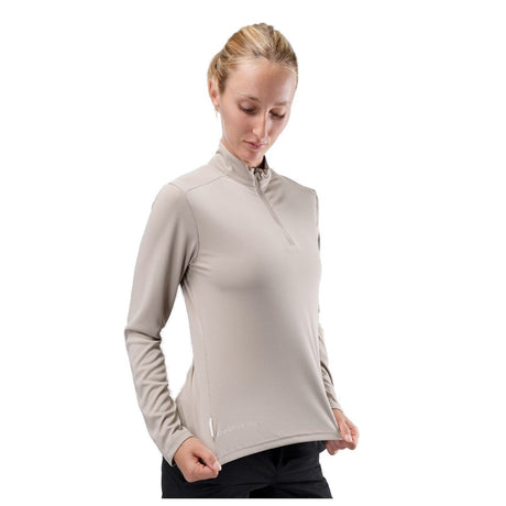 Zhik UVActive Zip Long Sleeve Tech Top - Women (Stone)