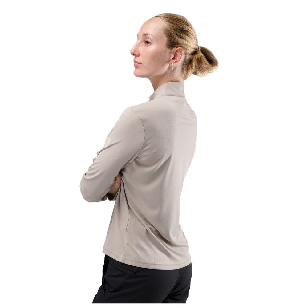 Zhik UVActive Zip Long Sleeve Tech Top - Women (Stone)