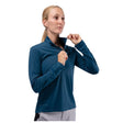 Zhik UVActive Zip Long Sleeve Tech Top - Women (Deep Teal)