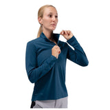 Zhik UVActive Zip Long Sleeve Tech Top - Women (Deep Teal)